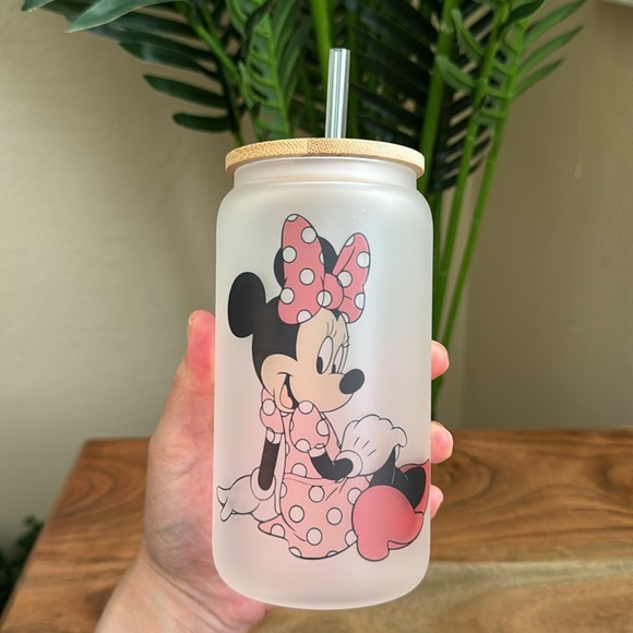 Minnie Mouse Can Glass Cup - Picture 5 of 5